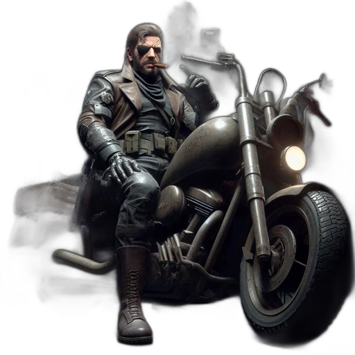 jacket, weapon, concept art, photorealistic transparent PNG cut-out
