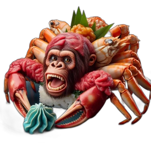 food, creature, animal, crown transparent PNG cut-out