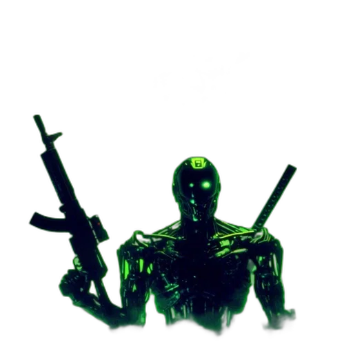 weapon, robot, animal, staff transparent PNG cut-out