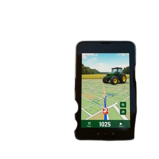 tablet, application, showing, gps transparent PNG cut-out
