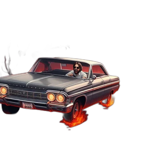 car, weapon, concept art, photorealistic transparent PNG cut-out