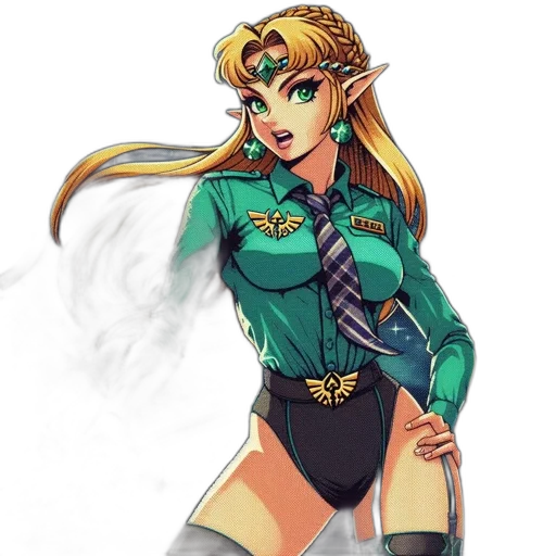 dress, staff, pixel art, concept art transparent PNG cut-out