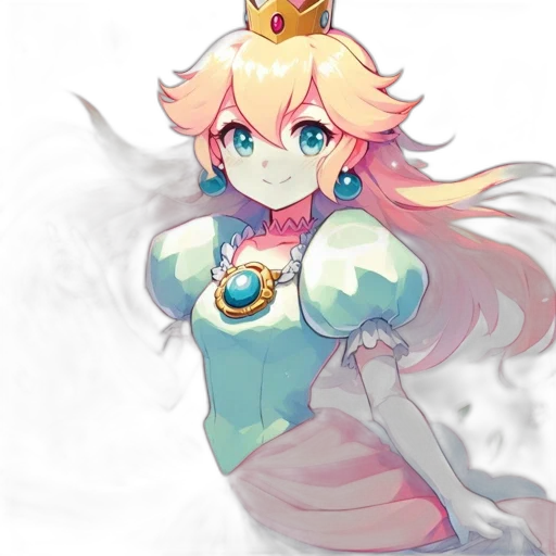 crown, dress, dragon, staff transparent PNG cut-out