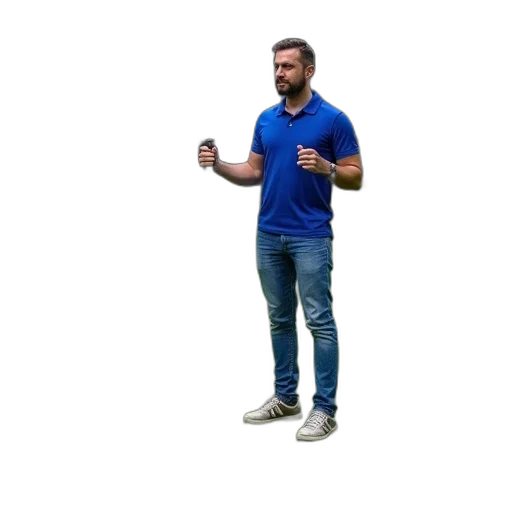 jacket, staff, animal, shoes transparent PNG cut-out