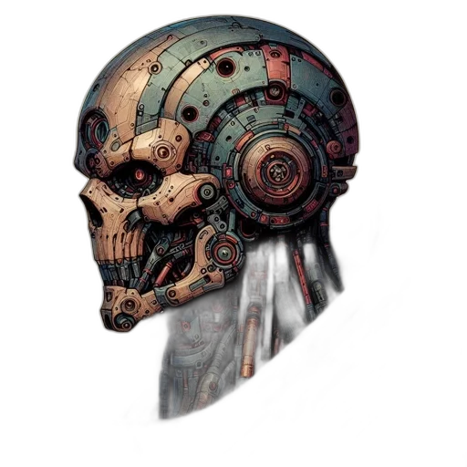 mask, robot, face, weapon transparent PNG cut-out