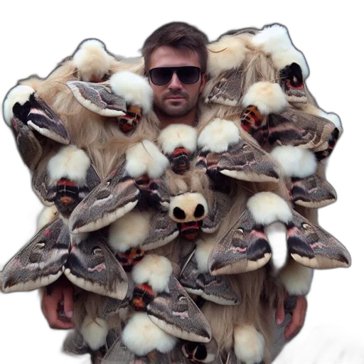 jacket, animal, mask, creature transparent PNG cut-out