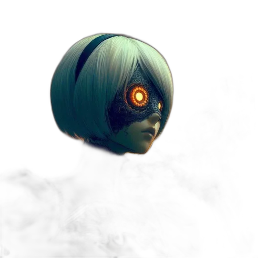 mask, robot, face, creature transparent PNG cut-out