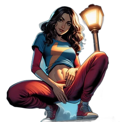 comic book art, concept art, cartoon, fantasy art transparent PNG cut-out