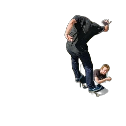 shoes, staff, concept art, skateboarder transparent PNG cut-out