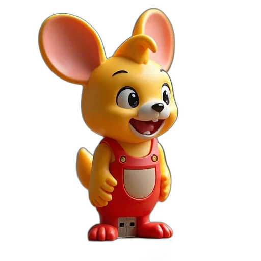 animal, staff, creature, 3d render transparent PNG cut-out