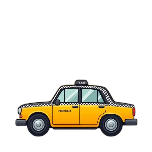car, robot, pixel art, concept art transparent PNG cut-out