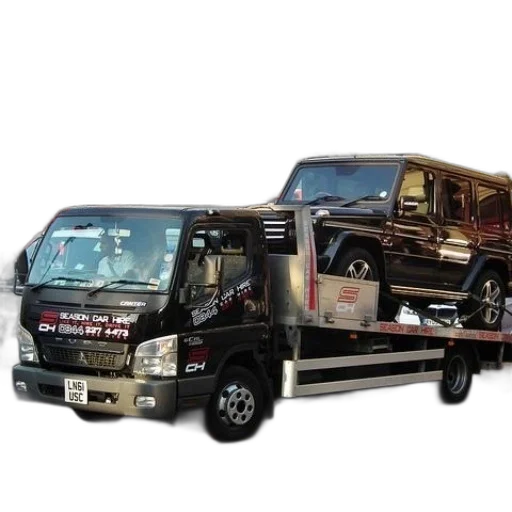 3d render, photorealistic, tow, truck transparent PNG cut-out