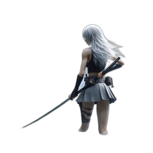 sword, weapon, staff, 3d render transparent PNG cut-out