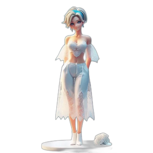 dress, concept art, 3d render, fantasy art transparent PNG cut-out