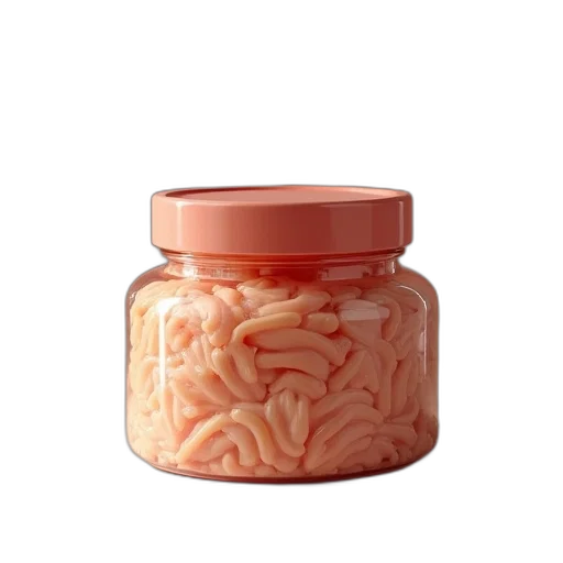 food, hair, crown, 3d render transparent PNG cut-out