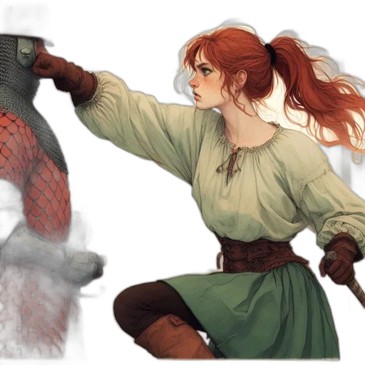 sword, concept art, fantasy art, comic book art transparent PNG cut-out