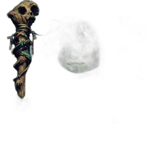 staff, weapon, sword, mask transparent PNG cut-out