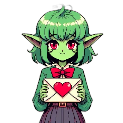 staff, creature, pixel art, fantasy art transparent PNG cut-out