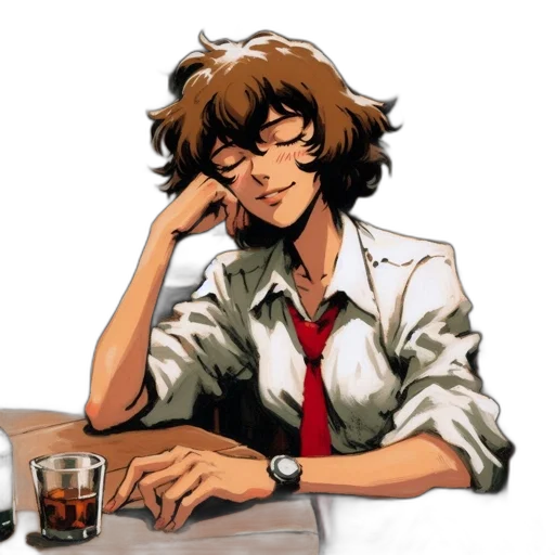face, comic book art, concept art, pixel art transparent PNG cut-out