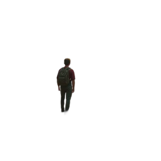 jacket, robot, creature, hair transparent PNG cut-out