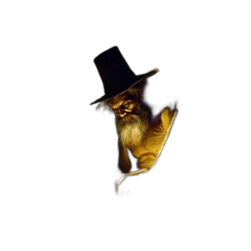 hat, mask, staff, creature transparent PNG cut-out