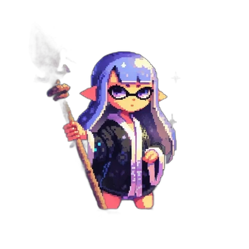 weapon, staff, jacket, animal transparent PNG cut-out