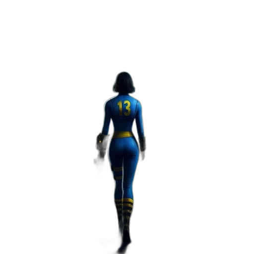 robot, dress, jacket, staff transparent PNG cut-out