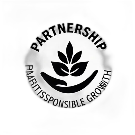 black, white, logo, words transparent PNG cut-out