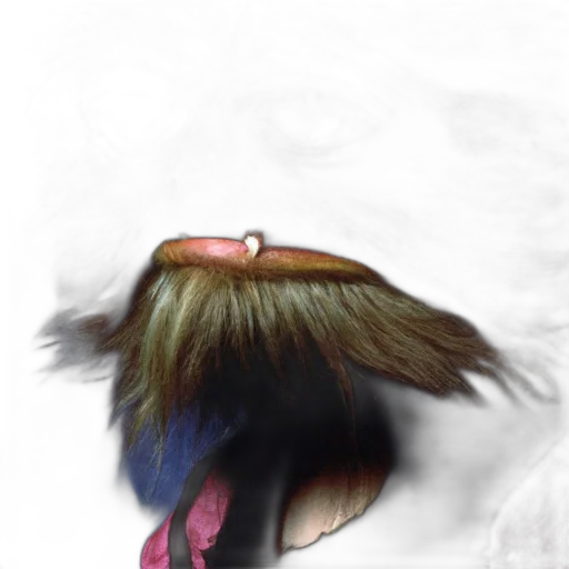 hair, hat, creature, mask transparent PNG cut-out