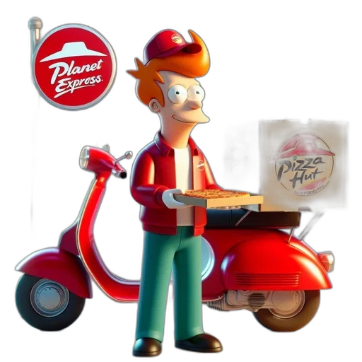 staff, food, concept art, 3d render transparent PNG cut-out