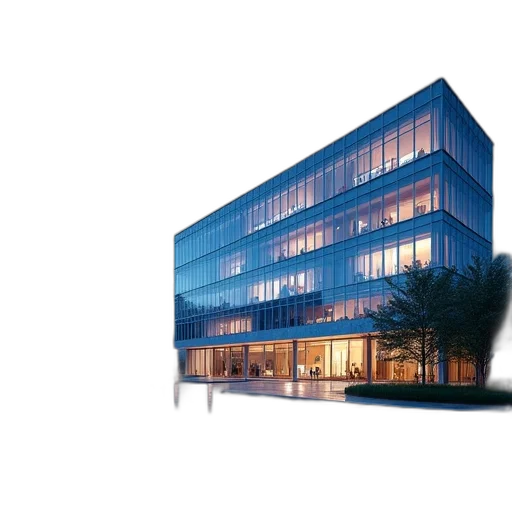 building, 3d render, photorealistic, concept art transparent PNG cut-out