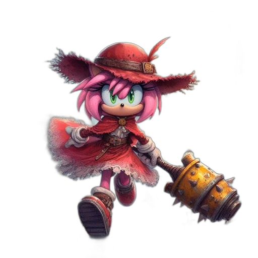staff, weapon, hat, concept art transparent PNG cut-out
