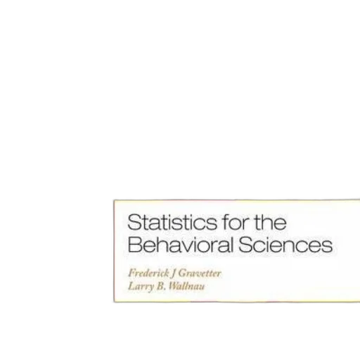 statistics, behavioral, sciences, 9th transparent PNG cut-out