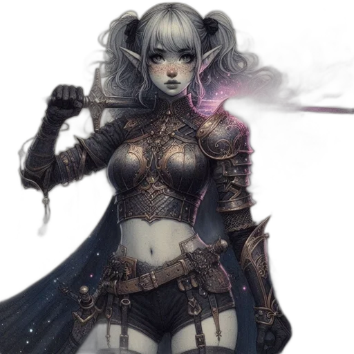 sword, weapon, staff, fantasy art transparent PNG cut-out