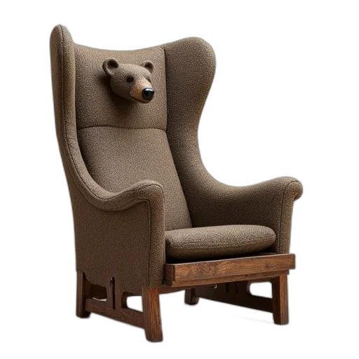 furniture, animal, creature, face transparent PNG cut-out