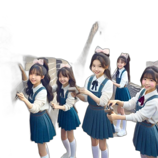 weapon, staff, sword, hair transparent PNG cut-out