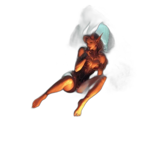 creature, staff, concept art, fantasy art transparent PNG cut-out