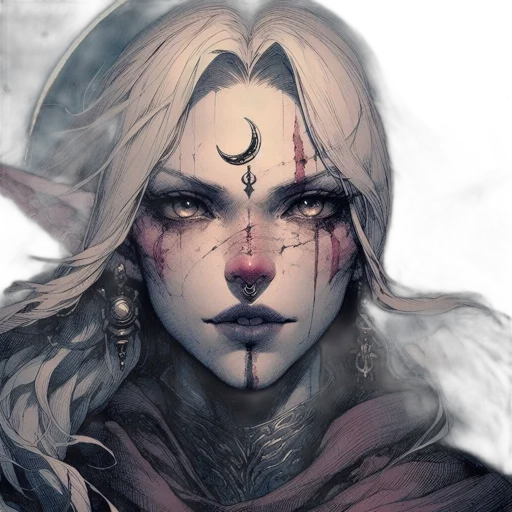 face, mask, dragon, staff transparent PNG cut-out