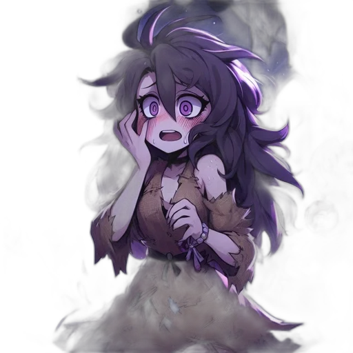 creature, mask, face, staff transparent PNG cut-out