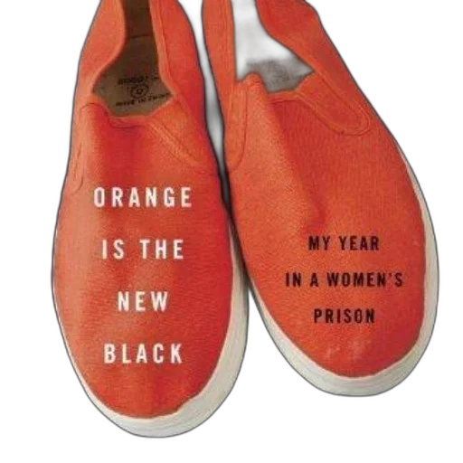 shoes, orange, new, black transparent PNG cut-out