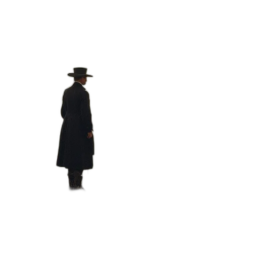 hat, jacket, staff, umbrella transparent PNG cut-out