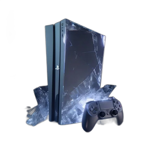 weapon, 3d render, concept art, blue transparent PNG cut-out