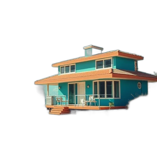building, furniture, food, 3d render transparent PNG cut-out
