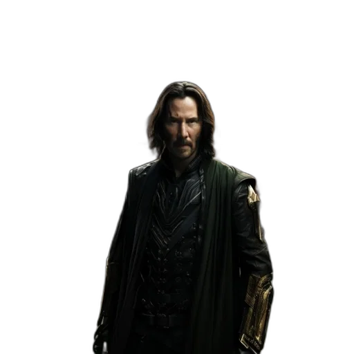 jacket, staff, sword, weapon transparent PNG cut-out