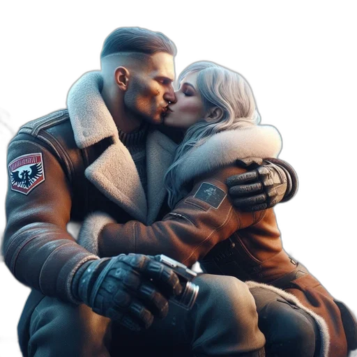 jacket, concept art, cyberpunk, 3d render transparent PNG cut-out
