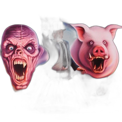 mask, concept art, 3d render, photorealistic transparent PNG cut-out
