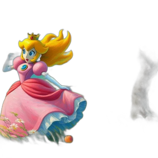 dress, crown, concept art, 3d render transparent PNG cut-out