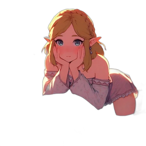 dress, face, crown, creature transparent PNG cut-out