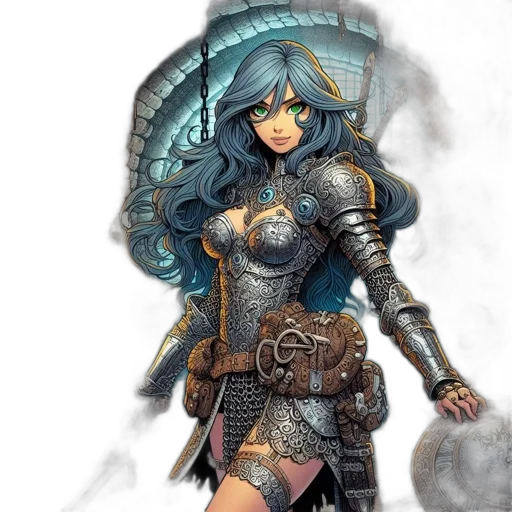 sword, weapon, staff, fantasy art transparent PNG cut-out