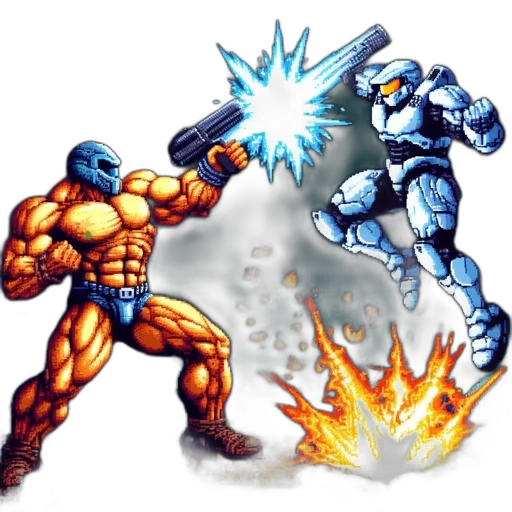 pixel art, concept art, comic book art, fantasy art transparent PNG cut-out